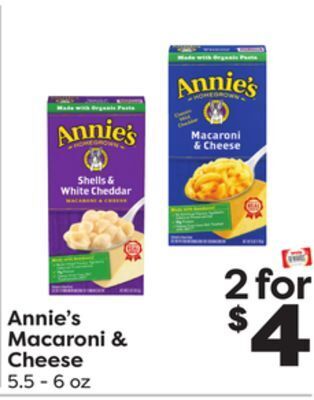 Weis Markets Annie's macaroni & cheese offer