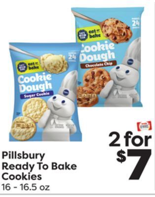 Weis Markets Pillsbury ready to bake cookies offer