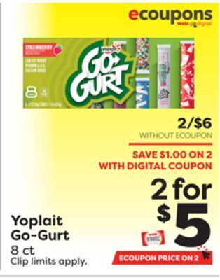 Weis Markets Yoplait go-gurt offer
