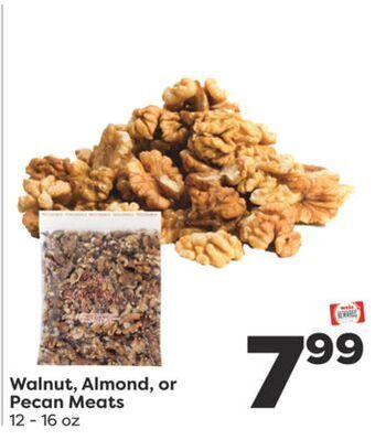 Weis Markets Walnut, almond, or pecan meats offer