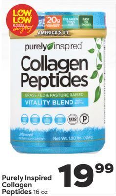 Weis Markets Purely inspired collagen peptides offer