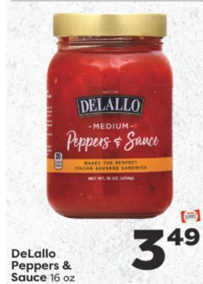 Weis Markets Delallo peppers & sauce offer