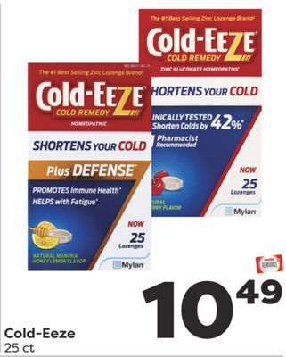 Weis Markets Cold-eeze offer