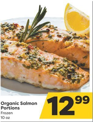 Weis Markets Organic salmon portions offer