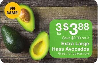 Fairway Store Market Extra large hass avocados offer