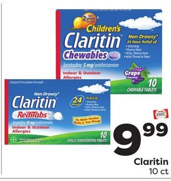 Weis Markets Claritin offer
