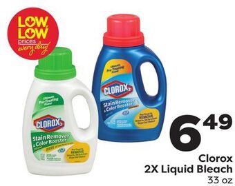 Weis Markets Clorox 2x liquid bleach offer