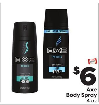 Weis Markets Axe body spray offer