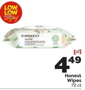 Weis Markets Honest wipes offer
