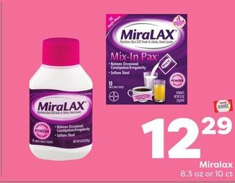 Weis Markets Miralax offer