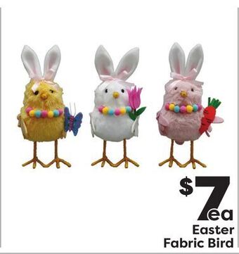 Weis Markets Easter fabric bird offer