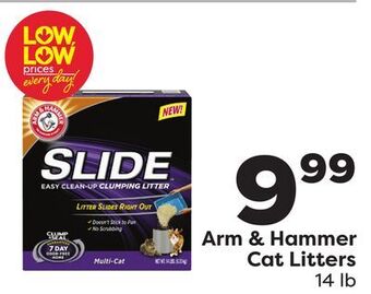 Weis Markets Arm & hammer cat litters offer
