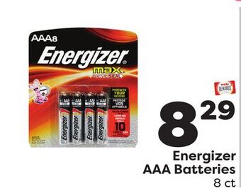 Weis Markets Energizer aaa batteries offer