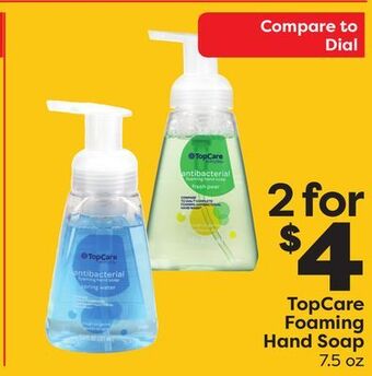 Weis Markets Topcare foaming hand soap offer