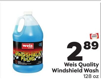 Weis Markets Weis quality windshield wash offer