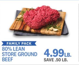 Kings Food Markets 80% lean store ground beef offer