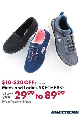 Boscov's Mens and ladies skechers® offer