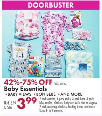 Boscov's Baby essentials offer