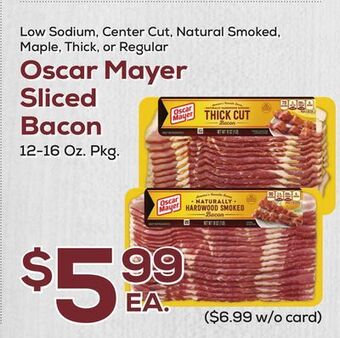 DeCicco & Sons Oscar mayer sliced bacon offer