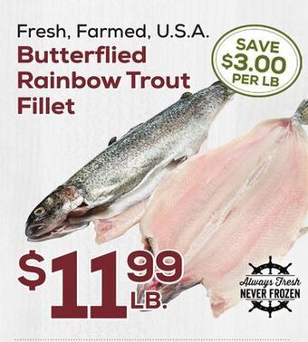 DeCicco & Sons Butterflied rainbow trout fillet offer