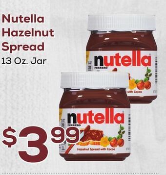 DeCicco & Sons Nutella hazelnut spread offer