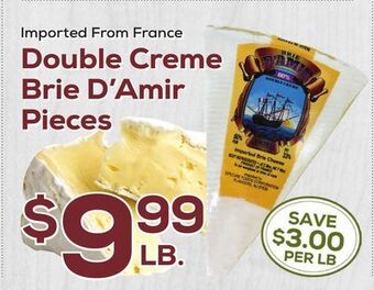 DeCicco & Sons Double creme brie d'amir pieces offer