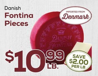 DeCicco & Sons Danish fontina pieces offer