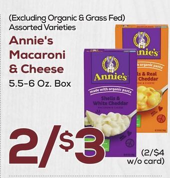 DeCicco & Sons Annie's macaroni & cheese offer