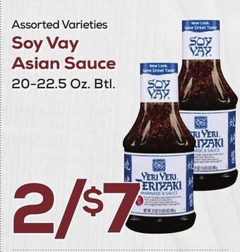 DeCicco & Sons Soy vay asian sauce offer