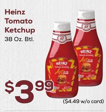 DeCicco & Sons Heinz tomato ketchup offer