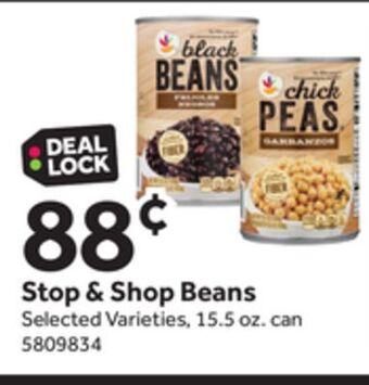 Stop&Shop Stop & shop beans offer