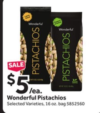 Stop&Shop Wonderful pistachios offer