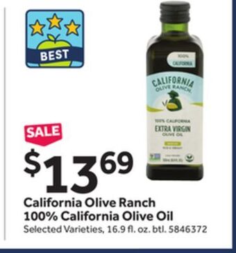 Stop&Shop California olive ranch 100% california olive oil offer