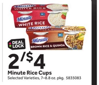 Stop&Shop 4 minute rice cups offer