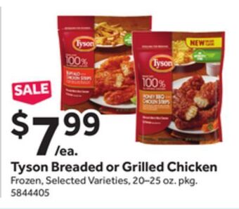 Stop&Shop Tyson breaded or grilled chicken offer