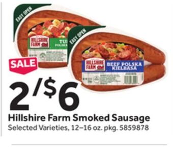 Stop&Shop Hillshire farm smoked sausage offer