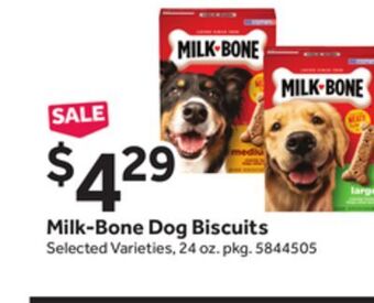 Stop&Shop Milk-bone dog biscuits offer