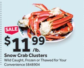 Stop&Shop Snow crab clusters offer