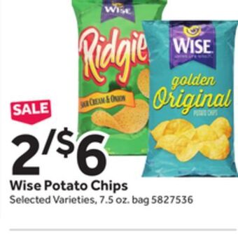 Stop&Shop Wise potato chips offer