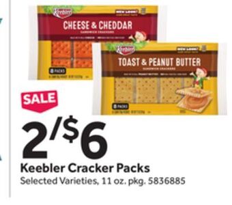 Stop&Shop Keebler cracker packs offer