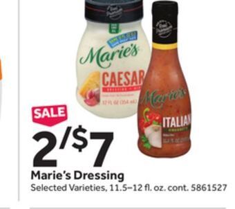 Stop&Shop Marie's dressing offer
