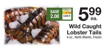 The Fresh Grocer Wild caught lobster tails offer