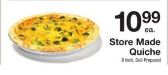 The Fresh Grocer Store made quiche offer
