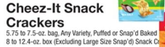 The Fresh Grocer Snack crackers offer