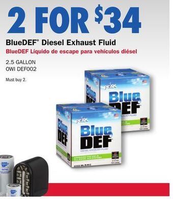 Bluedef® diesel exhaust fluid