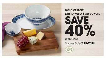 Dash of that dinnerware & serveware