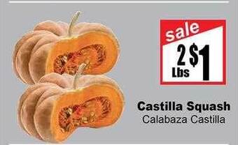 Rancho Markets Castilla squash offer