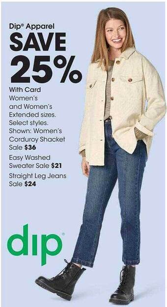 Fred Meyer Dip apparel offer