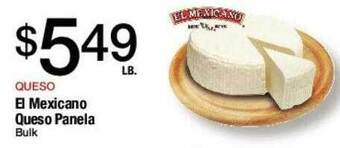 Jons International El mexicano queso panela offer