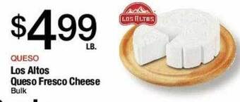 Jons International Los altos queso fresco cheese offer